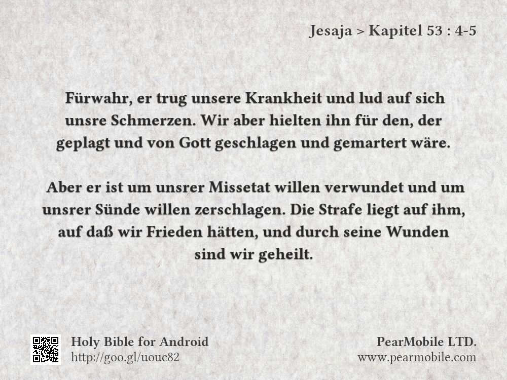 Jesaja, Kapitel 53:4-5
